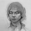 Retratos en lápiz. Un projet de Dessin au cra, on, Dessin de portrait, Dessin réaliste et Illustration traditionnelle de Juan Perednik - 21.03.2022