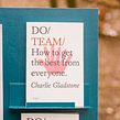 Do Team: How to Get the Best from Everyone. Stor, telling, and Business project by Charlie Gladstone - 04.26.2021