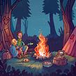 Nordlicht. Un projet de Développement de jeux vidéo, Illustration traditionnelle, Jeux vidéo , et Animation 2D de Johanna Forster - 01.03.2018
