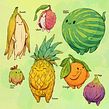 Grünlinge!. Traditional illustration, Character Design, Drawing, and Children's Illustration project by Johanna Forster - 03.27.2022
