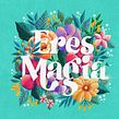 Eres Magia Totebag. Ilustração tradicional, Lettering, H, Lettering, e Design floral e vegetal projeto de Bren Navarro - 27.03.2022