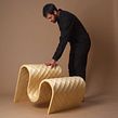 Wood Textiles constructs and geometries. Un proyecto de Diseño textil y Diseño de producto de Tesler + Mendelovitch - 03.04.2022