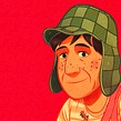 Retratos estilizados do Chaves Ein Projekt aus dem Bereich Traditionelle Illustration und Design von Thobias Daneluz - 04.04.2022