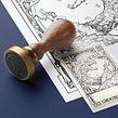 Ex Libris Bookplate Illustrations. Un proyecto de Ilustración tradicional, Estampación y Dibujo de Mike Thomas - 30.12.2019
