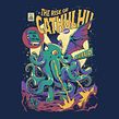 The Rise Of Cathulhu - Estampa para Camiseta. Traditional illustration, and Costume Design project by Ilustrata - 02.08.2022