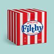 filthy recordings - box set 5 cd - 2020. Een project van Grafisch ontwerp,  Muziek y Packaging van Paolo Proserpio - 05.05.2022