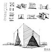 Sketchbook-Conceptual design sketches. Un proyecto de Diseño, Arquitectura, Bocetado, Concept Art y Sketchbook de Saleh Alenzave - 06.05.2022