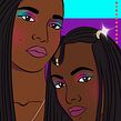 Disco Girls. Un proyecto de Ilustración tradicional de Cat Willett - 09.05.2022