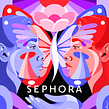 Sephora 8M / Sofia Castellanos. Un proyecto de Ilustración tradicional, Ilustración digital, Publicidad y Bellas Artes de Sofia Castellanos - 10.05.2022