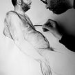 autoritratto_2015. Un progetto di Disegno a matita, Disegno di ritratti, Disegno realistico, Disegno artistico, Autoritratto fotografico, Belle arti e Fotografia di ritratto di Claudio Patanè - 10.05.2022