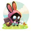 Mi proyecto del curso: Creación de personajes infantiles: técnicas y estilo. Un proyecto de Diseño de personajes, Dibujo, Ilustración digital, Ilustración infantil, Dibujo digital y Pintura digital de María Antonella Fant - 10.05.2022