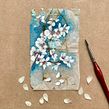 Watercolor and Gouache on Used Tea Bags. Traditional illustration, Arts, Crafts, Fine Arts, Painting, Sketching, and Watercolor Painting project by Ruby Silvious - 05.12.2022