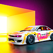 Donut Media Formula D Livery - Nissan S14. Design, 3D, and Creative Consulting project by Davide Virdis - 05.18.2022