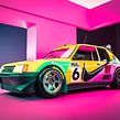 Nike Air Max inspired Peugeot 205 T16. Design, 3D, and Creative Consulting project by Davide Virdis - 05.18.2022