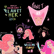 Stickers feitos para a era - Planet Her - da Cantora Doja CAt. Un proyecto de Ilustración tradicional, Diseño, Publicidad y Música de João Victor - 20.05.2022