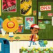 The General Store - A Customizable Poster. Un proyecto de Ilustración tradicional de Andrew Kolb - 21.05.2022