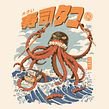 Tako Sushi. Ilustração tradicional, e Design de vestuário projeto de Ilustrata - 11.08.2021