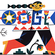 Google Doodle to celebrate Ukrainian Embroidery Shirt Day. Een project van Traditionele illustratie van Tania Yakunova - 30.05.2022