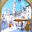 Plein air Paintings. Un proyecto de Ilustración tradicional, Pintura, Bocetado y Pintura a la acuarela de Timo Bechert - 15.06.2022