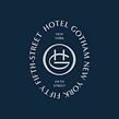 Hotel Gotham  - Brand identity design. Een project van Logo-ontwerp,  Br, ing en identiteit y  Art direction van Alex Aperios - 16.06.2022
