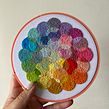 Estudio de color (nudos franceses) 2 Ein Projekt aus dem Bereich Stickerei von Coricrafts - 21.06.2022