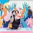 Ilustraciones para instalación en China. Cliente Sense Art.. Un projet de Design  et Illustration traditionnelle de Christian Castañeda - 15.07.2022