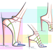 STRAPPY HEEL. Un progetto di Design, Design di scarpe, Product design, Illustrazione tradizionale e Bozzetti di BATTASSI - 10.08.2022