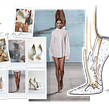 LIQUID HEELS . Un progetto di Design, Design di scarpe, Product design, Illustrazione tradizionale e Bozzetti di BATTASSI - 10.08.2022