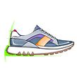 SNEAKER. Un projet de Design , Conception de produits, Conception de chaussures, Esquisse  et Illustration traditionnelle de BATTASSI - 10.08.2022