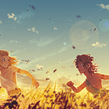 Achilles & Patroclus. Traditional illustration project by Alessia Trunfio - 08.21.2022