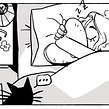 Sabrina the cat comic. Un proyecto de Ilustración tradicional, Cómic e Ilustración digital de Lara Pickle - 24.08.2022