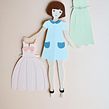 Chicas de moda - Museo de la historia del traje. Traditional illustration, Paper Craft, DIY, Arts, and Crafts project by Noe Arata - 08.26.2022