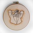 Needlefelted and Embroidered Portrait. Un projet de Illustration traditionnelle, Broderie, Artisanat, Feutrage à l'aiguille, Illustration de mode, St, lisme, Photographie de mode , et Photographie de produits de Courtney McLeod - 16.06.2022