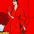 CAROLINA HERRERA. Un projet de Illustration traditionnelle, Illustration de mode, Peinture gouache, Marketing digital , et Communication de Jordi Labanda - 06.09.2022