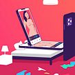 10 Years of Tinder. Un proyecto de Ilustración tradicional de Lennart Gäbel - 01.08.2022