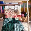 Peach and Green Weaving. Arts, and Crafts project by Jen Duffin - Nova Mercury - 09.22.2022