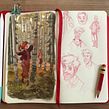 Sketchbook drawings, Procreate colors.. Traditional illustration project by Simone Grünewald - 09.26.2022