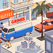 PRIMAVERA FESTIVAL. Traditional illustration, and Motion Graphics project by fagostudio - 03.01.2022