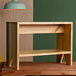Banco sapateira. Woodworking, Interior Design, Decoration, Furniture Design, Making, and Design project by Eva Mota - 09.28.2022