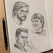 La Casa de Papel sketches✨. Traditional illustration, Character Design, Pencil Drawing, Drawing, Portrait Drawing, Sketchbook, Realistic Drawing, and Artistic Drawing project by Anaïs Gonzalez - 12.13.2021