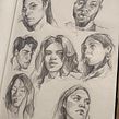 Drawing my followers✨ / Dibujando a mis seguidores✨. Ilustração tradicional, Desenho a lápis, Desenho, Desenho de retrato, Sketchbook, Desenho realista, e Desenho artístico projeto de Anaïs Gonzalez - 05.10.2022