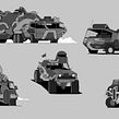 Mad Max. Traditional illustration, Art Direction, and Digital Drawing project by Hugo Moreno - 10.10.2022