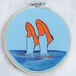 Feet out of Water. Un projet de Design , Artisanat, Broderie, Feutrage à l'aiguille , et Art textile de Courtney McLeod - 10.10.2022