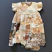 Tea Bag Dress. Een project van  Ontwerp, Traditionele illustratie, Kostuumontwerp, Collage, Papercraft, Patroonontwerp, Aquarelschilderen, Printen, Textiel, Upc, cling, Schilderen met gouache, Patroonontwerp en kleermakerij y Mode-illustratie van Ruby Silvious - 26.10.2022