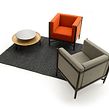 Loka armchair for Colé. Un progetto di Design, Architettura, Artigianato, Design e creazione di mobili e Interior design di Lorenz+Kaz - 28.10.2022