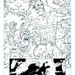 Inking for Comic Books: same page, 3 different techniques. Un projet de Illustration traditionnelle, B, e dessinée, Illustration à l'encre, Dessin anatomique , et Dessin numérique de Sam Hart - 01.11.2022