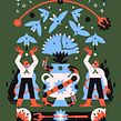 COLLABORATION NOT COMPETITION. Traditional illustration, Design, and Fine Arts project by Profe - 09.09.2022