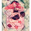 Sunday Mood. Un proyecto de Ilustración tradicional y Diseño de personajes de Cristina Gómez (adesignerlife) - 12.11.2022