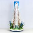 Hand painted bluebell woods cake. Painting, Creativit, and Traditional illustration project by Emily Hankins - 11.17.2022