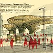 Metropol Parasol (“Las Setas”). Un projet de Architecture et Illustration traditionnelle de AMIN ZAKARIA - 04.12.2022